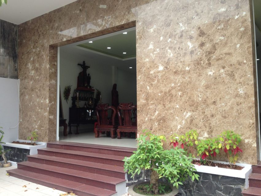CÁCH PHỐI MÀU GẠCH ỐP TƯỜNG MẶT TIỀN HÀI HÒA TẠO ĐIỂM NHẤN KIẾN TRÚC ẤN TƯỢNG